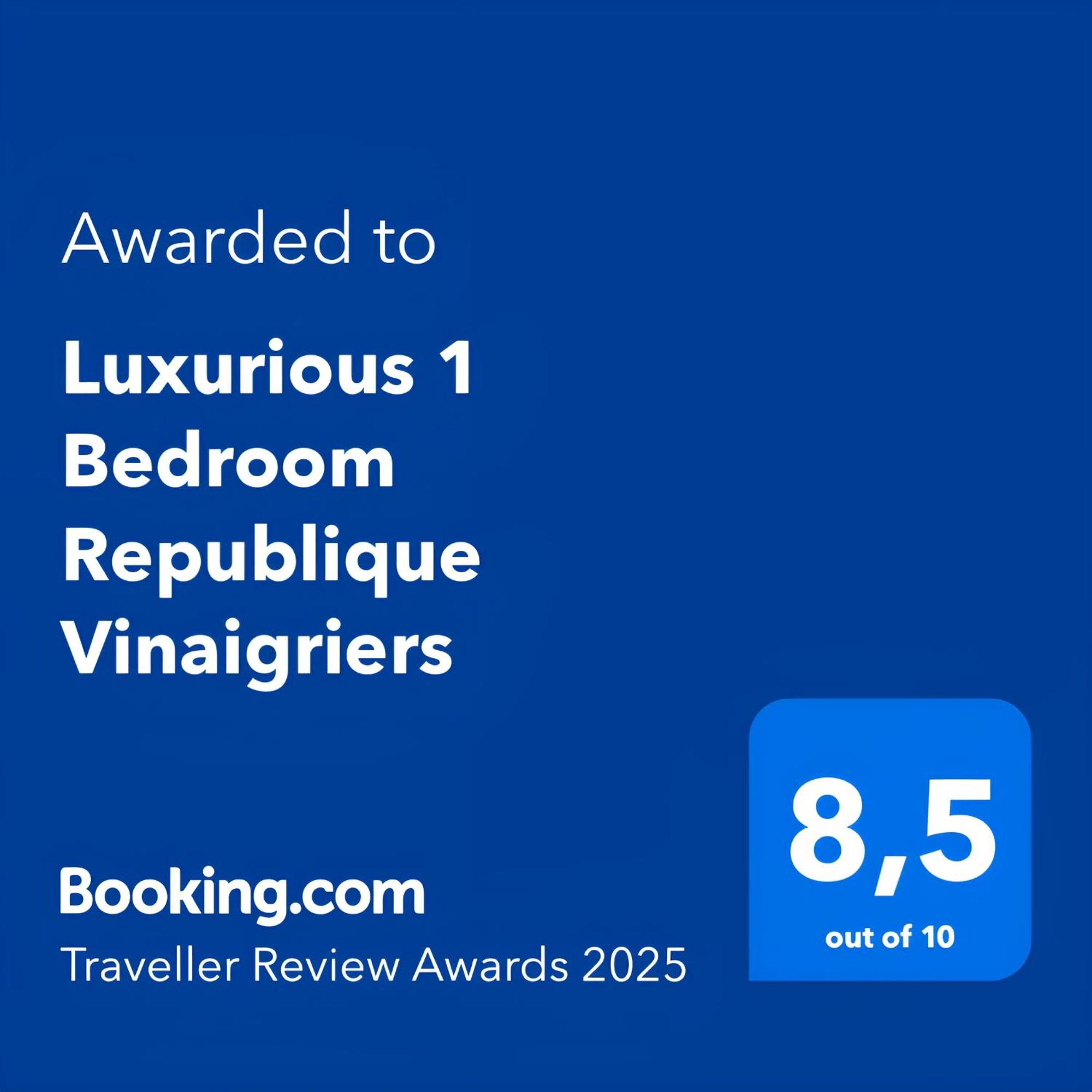 Luxurious 1 Bedroom Republique Vinaigriers Free Netflix 파리 외부 사진