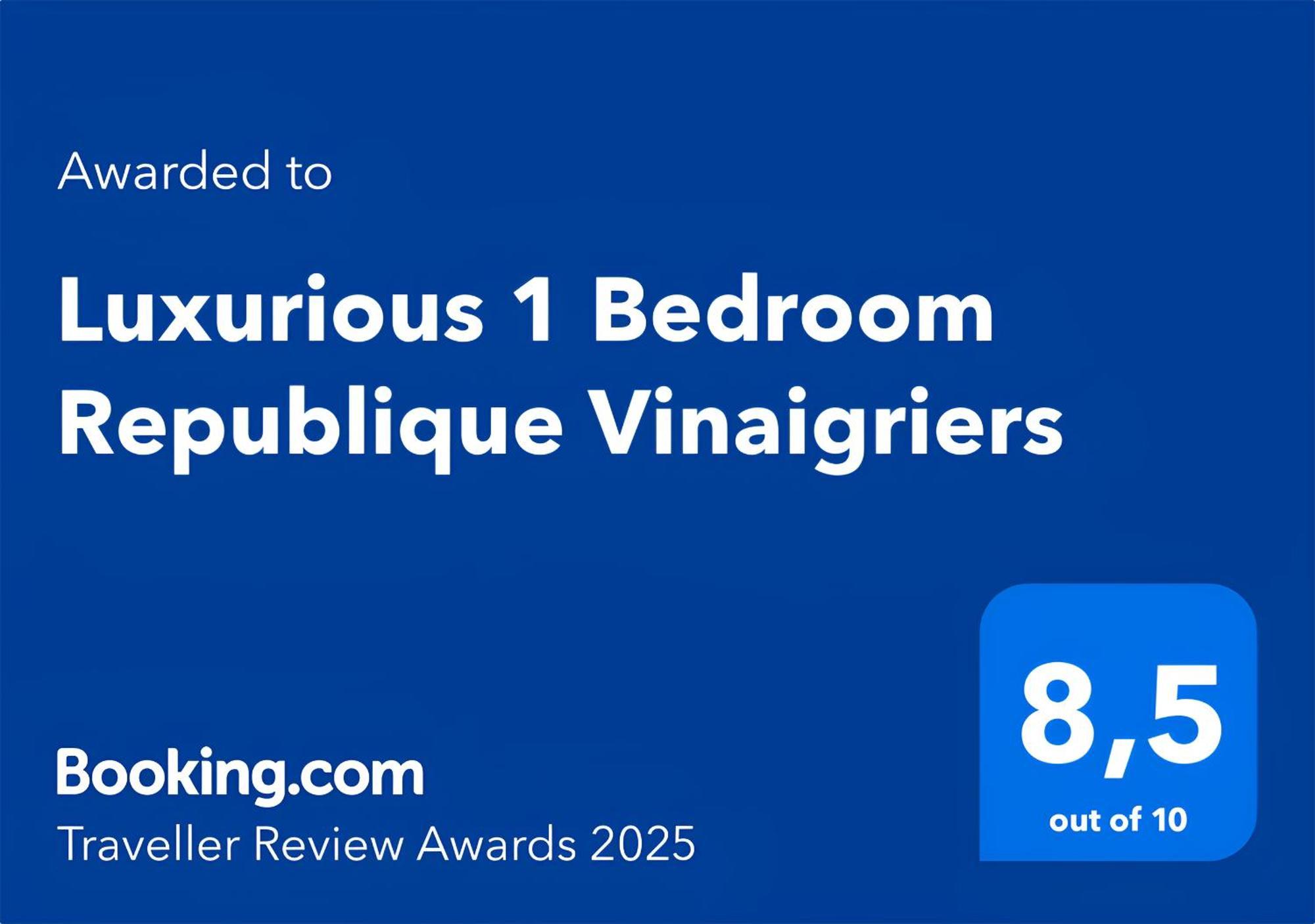 Luxurious 1 Bedroom Republique Vinaigriers Free Netflix 파리 외부 사진